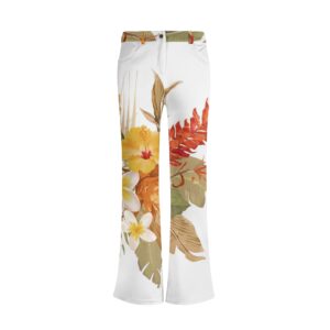 Libi Hibiscus Flare Pants
