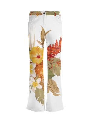 Libi Hibiscus Flare Pants