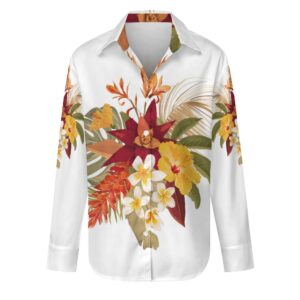 Lilo Hibiscus Long Sleeved Buttoned Shirt
