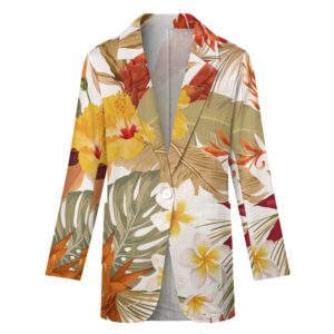 Hibi Hibiscus Casual Suit Jacket