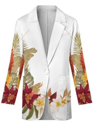 Hilo Hibiscus Casual Suit Jacket