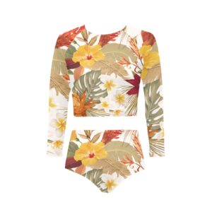 Hibi Hibiscus Long Sleeve Two-Piece