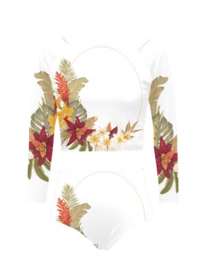 Hilo Hibiscus Long Sleeve Two-Piece