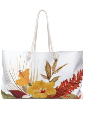 Libi Hibiscus Weekender Tote Beach Bag