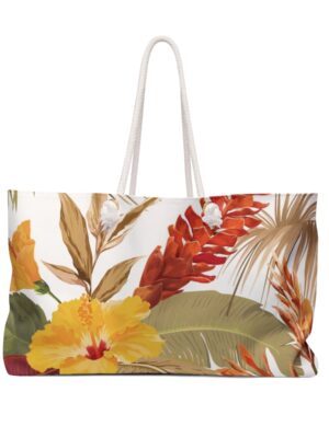 Hibi Hibiscus Weekender Tote Beach Bag