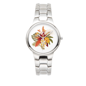 Lilo Hibiscus Steel Quartz Watch