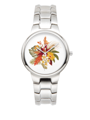 Lilo Hibiscus Steel Quartz Watch