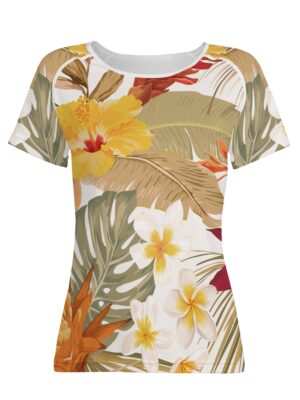 Hibi Hibiscus Raglan T-Shirt
