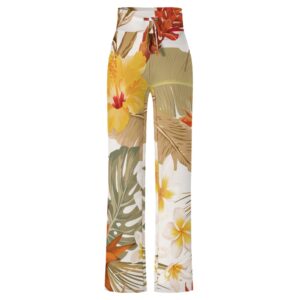 Hibi Hibiscus Front Lace Yoga Pants