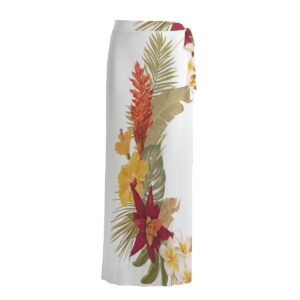 Hilo Hibiscus Sheer Skirt