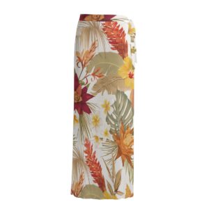 Hibi Hibiscus Sheer Skirt