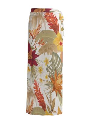 Hibi Hibiscus Sheer Skirt