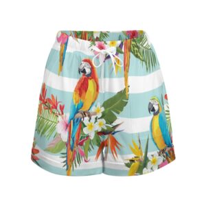 Aros Parrot High Waist Elastic Shorts
