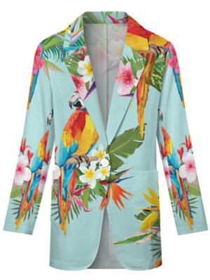 Aria Parrot Casual Suit Jacket