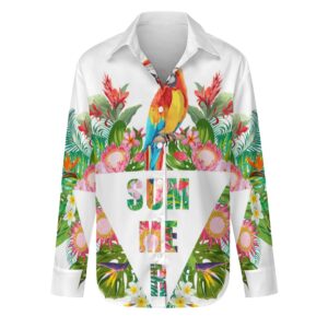 Eros Parrot Long Sleeved Buttoned Shirt