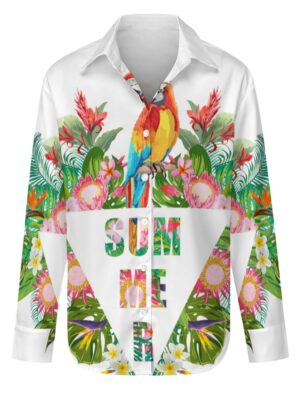 Eros Parrot Long Sleeved Buttoned Shirt
