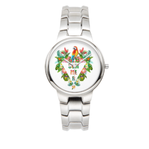 Eros Parrot Stainless Steel Quart Watch