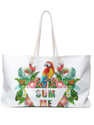 Eros Parrot Weekender Tote Beach Bag
