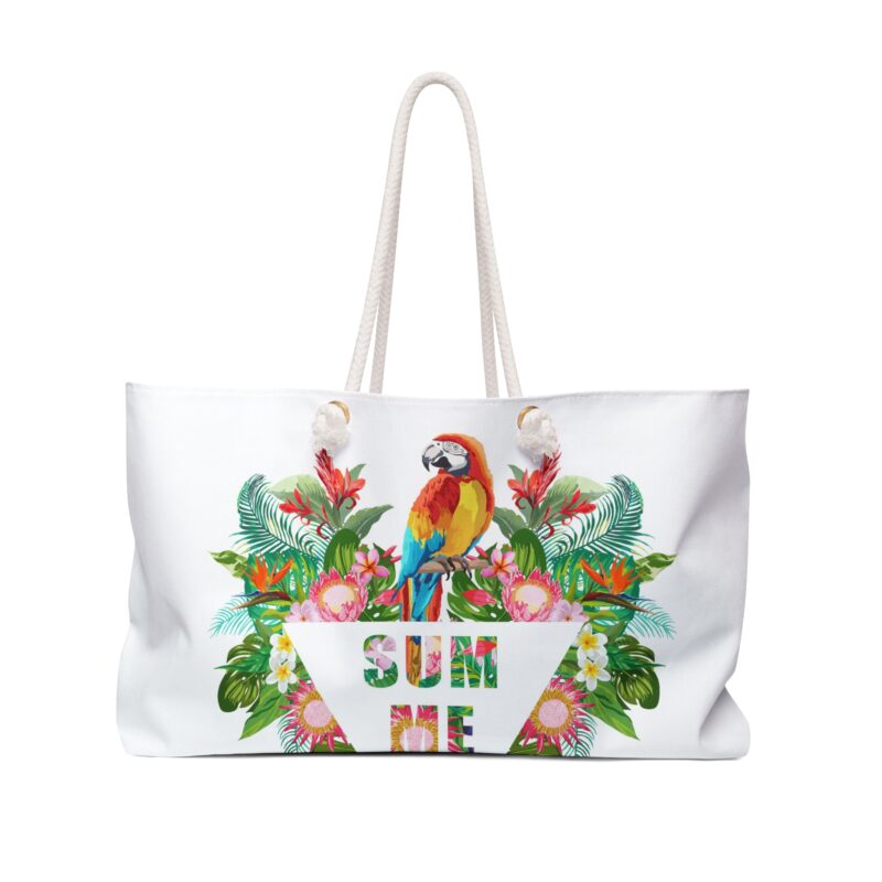 Eros Parrot Weekender Tote Beach Bag