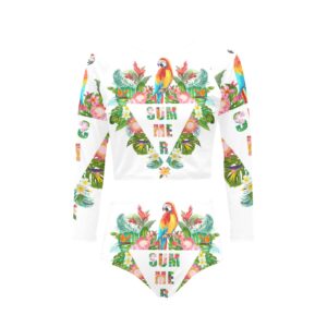 Eros Parrot Long Sleeve Two-Piece