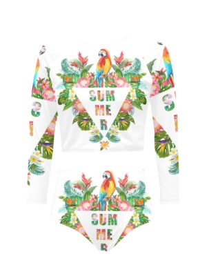 Eros Parrot Long Sleeve Two-Piece