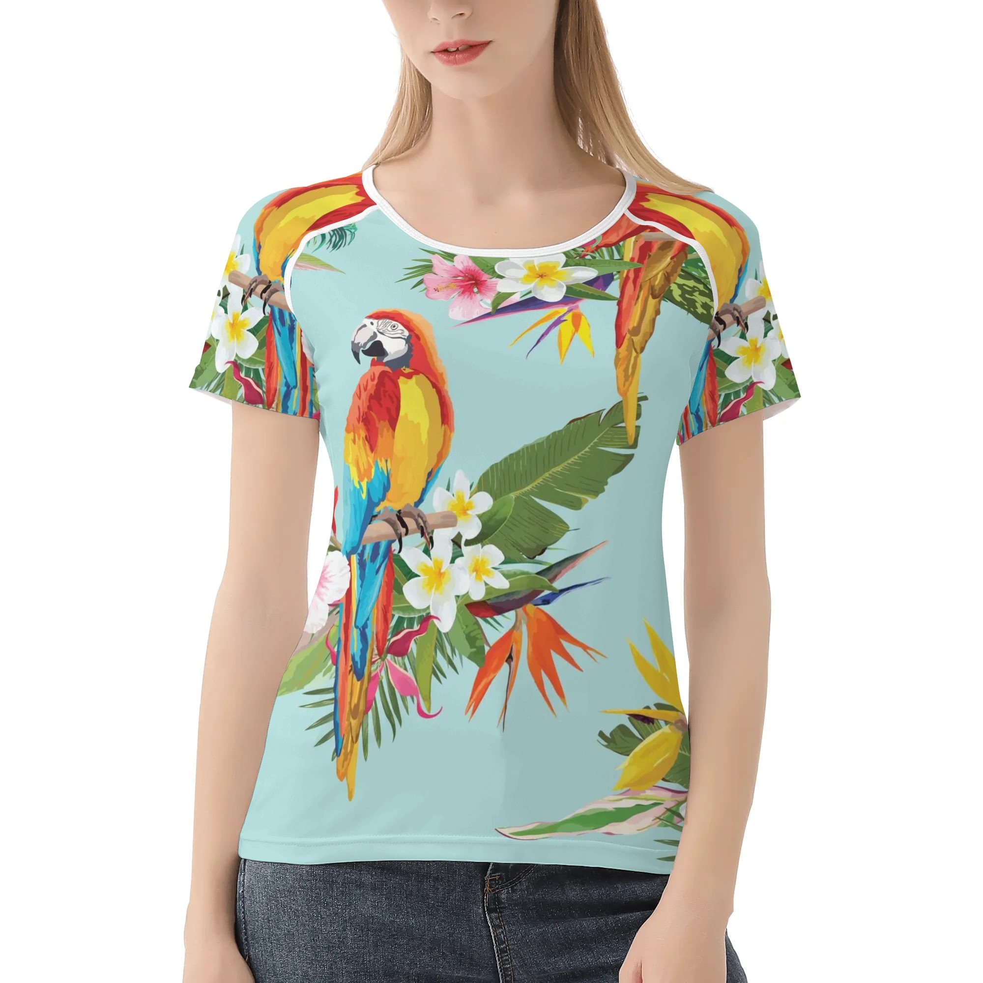 Aria Parrot Raglan T-Shirt - Image 5