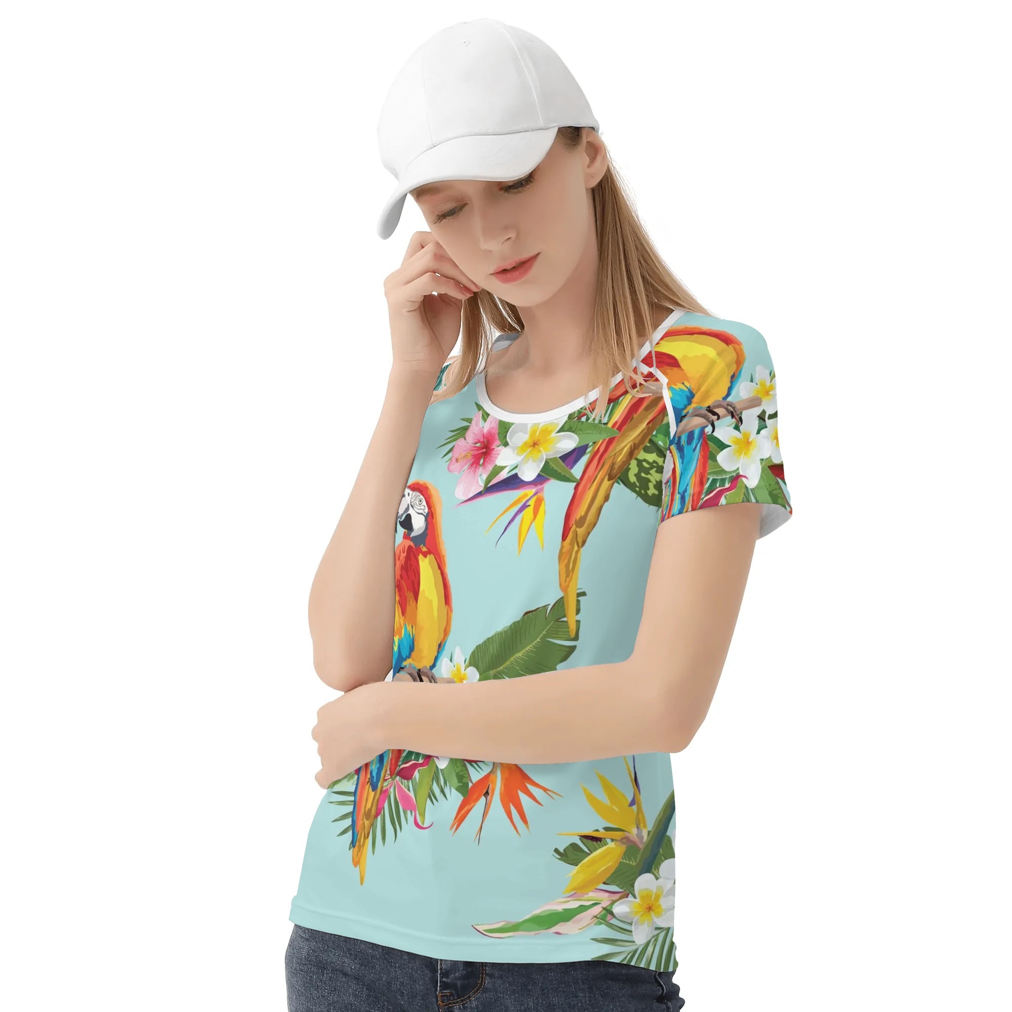 Aria Parrot Raglan T-Shirt - Image 7