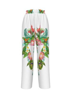 Eros Parrot Silky Wide Leg Pants