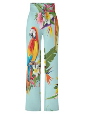 Aria Parrot Front Lace Yoga Pants