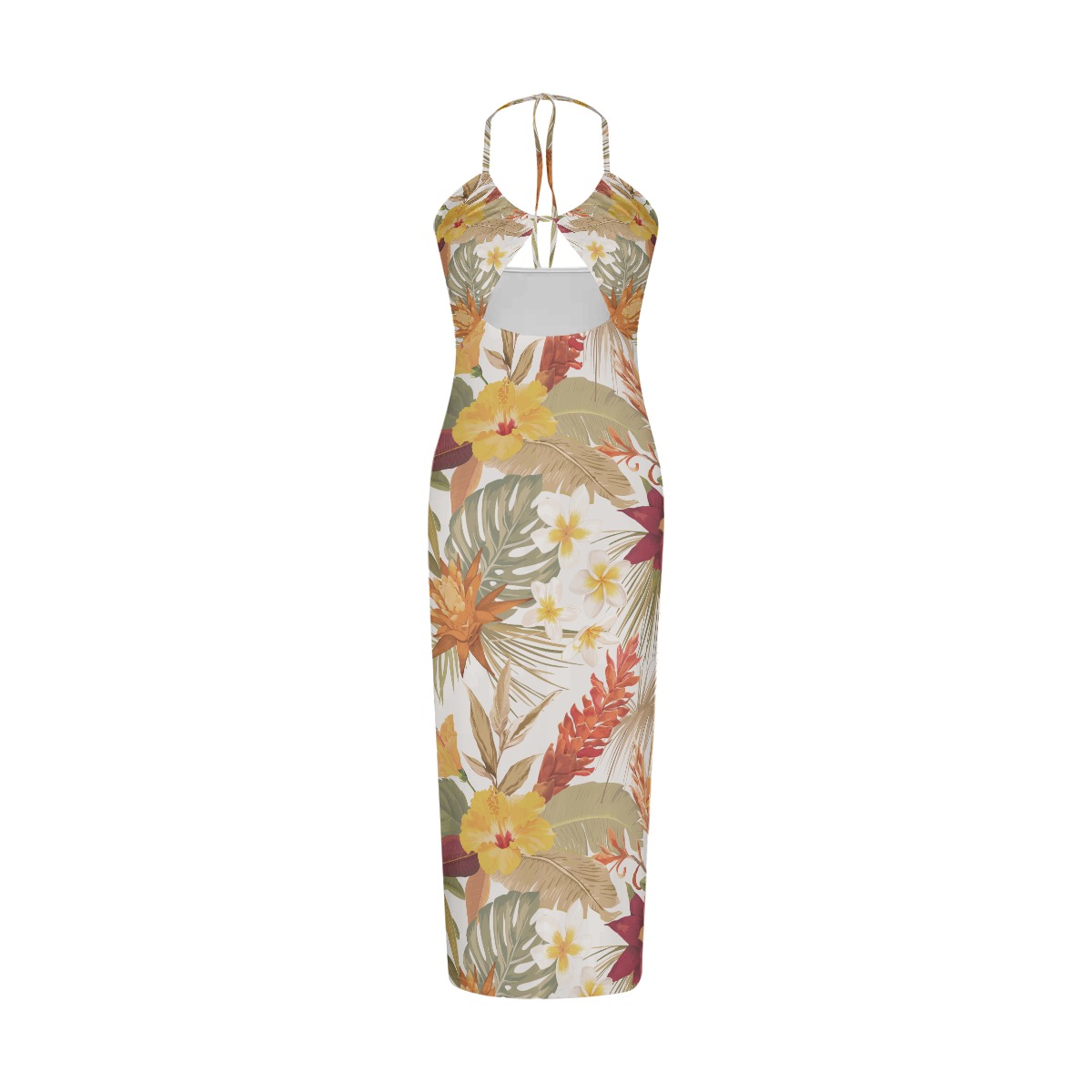 Hibi Hibiscus Hollow Cami Dress