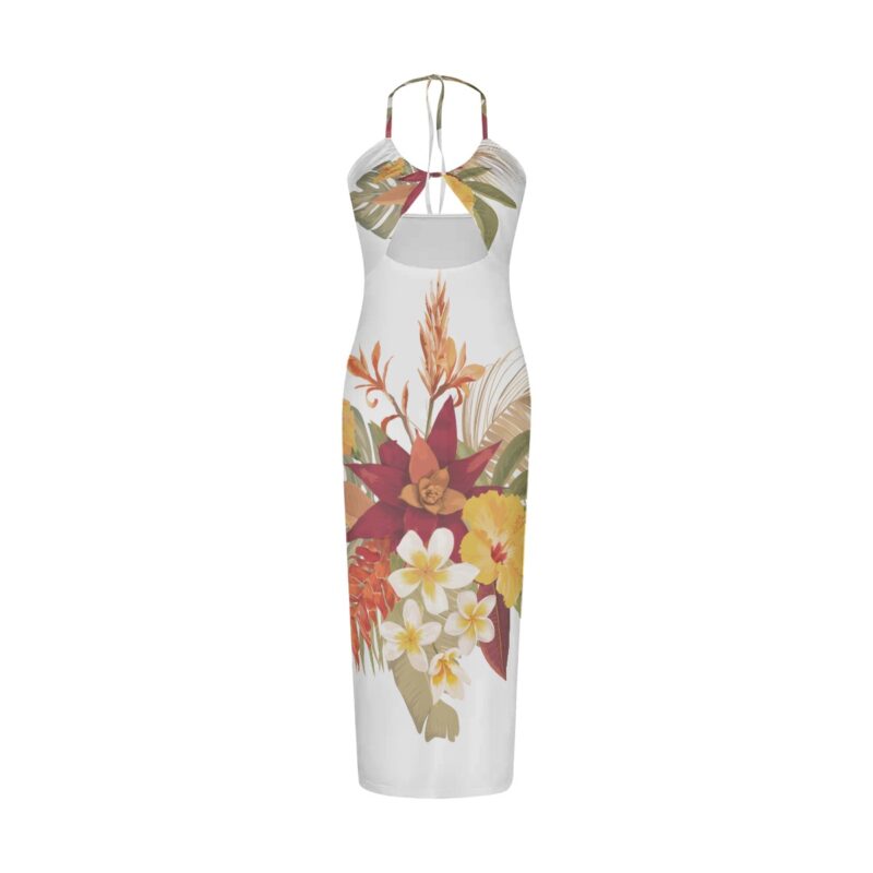 Lilo Hibiscus Halter Hollow Dress
