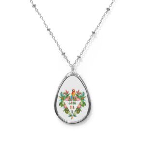 Eros Parrot Oval Necklace