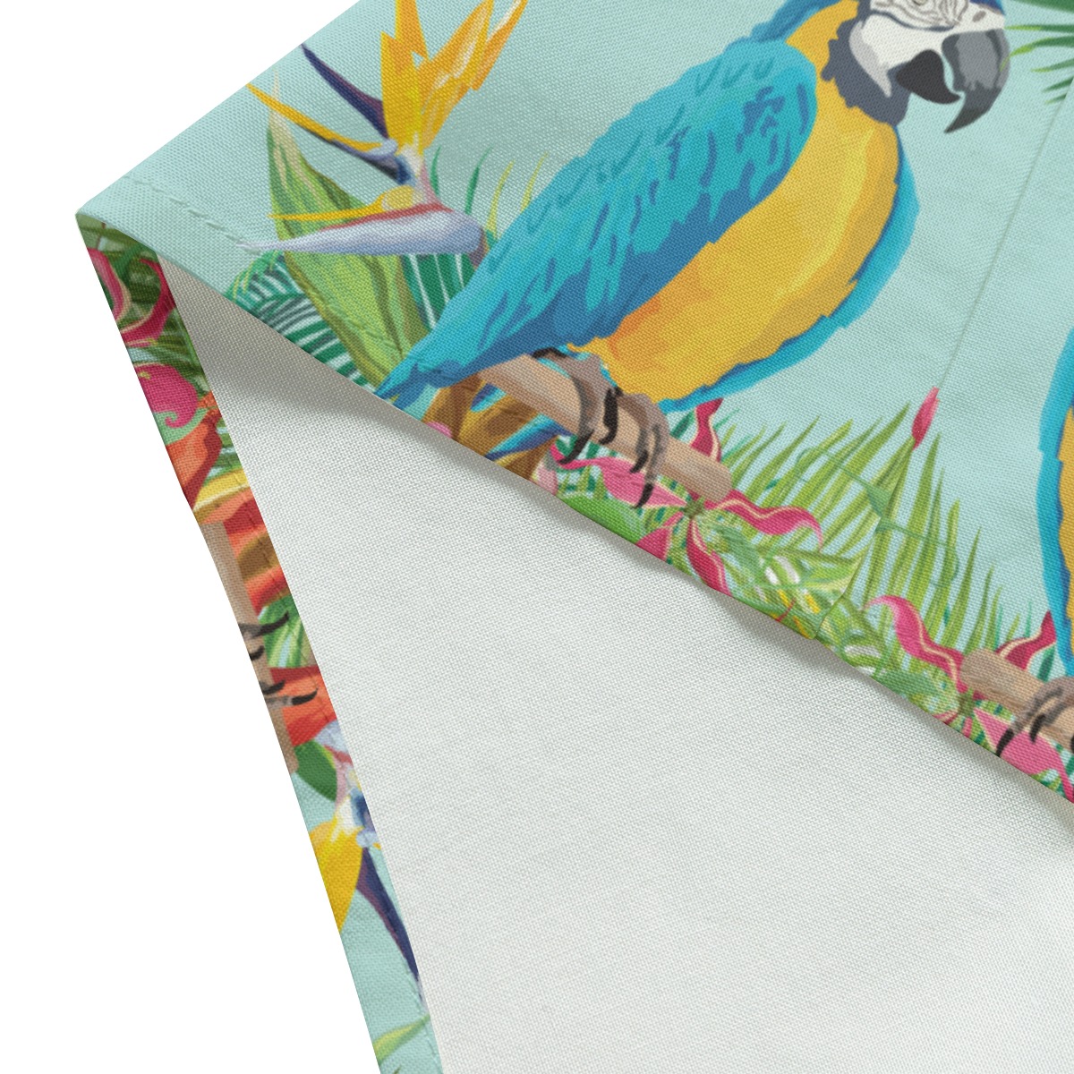 Aria Parrot Rayon Halter Dress - Image 4
