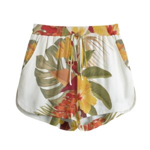 Lilo Hibiscus Rayon Drawstring Shorts