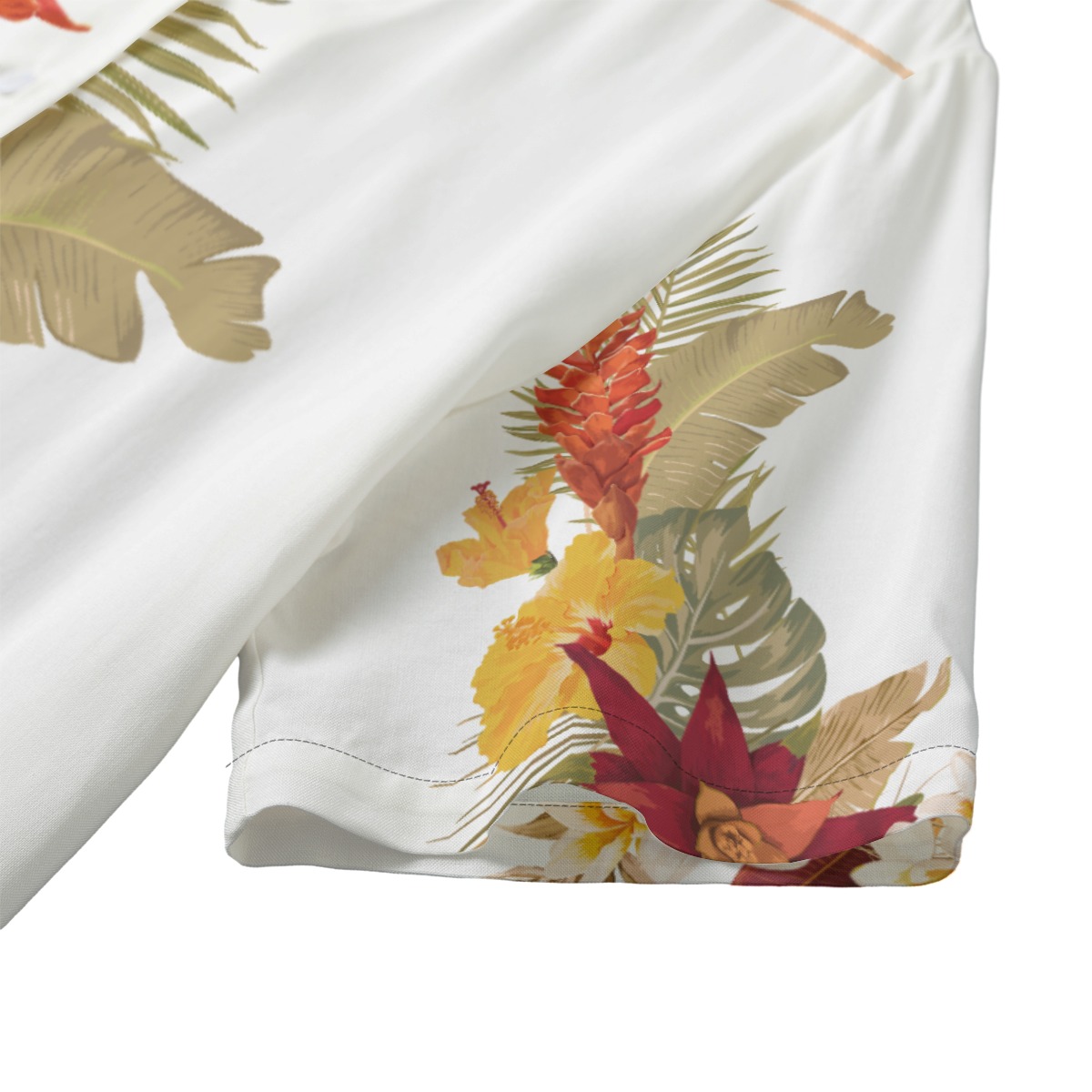 Hilo Hibiscus Short Sleeved Hawaiian Shirt - Image 4