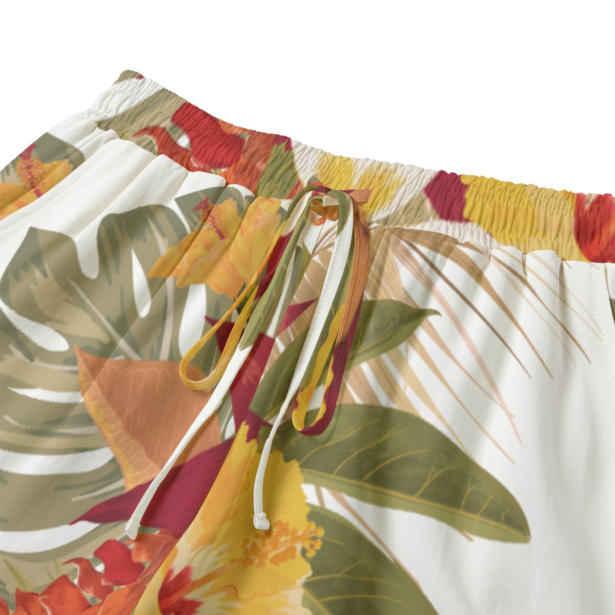 Lilo Hibiscus Rayon Drawstring Shorts - Image 3