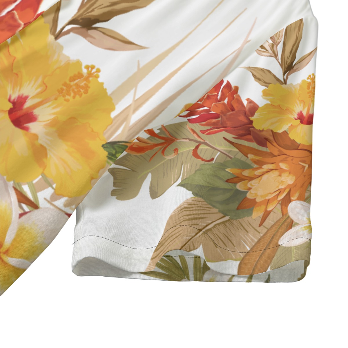 Libi Hibiscus Short Sleeved Hawaiian Shirt - Image 4