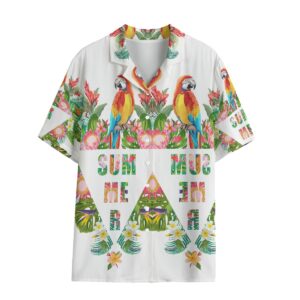 Eros Parrot Short Sleeved Hawaiian Shirt