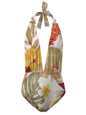 Hibi Hibiscus Halter One-Piece