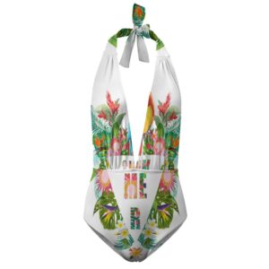 Eros Parrot Halter One-Piece