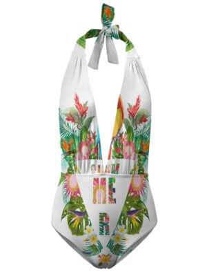 Eros Parrot Halter One-Piece