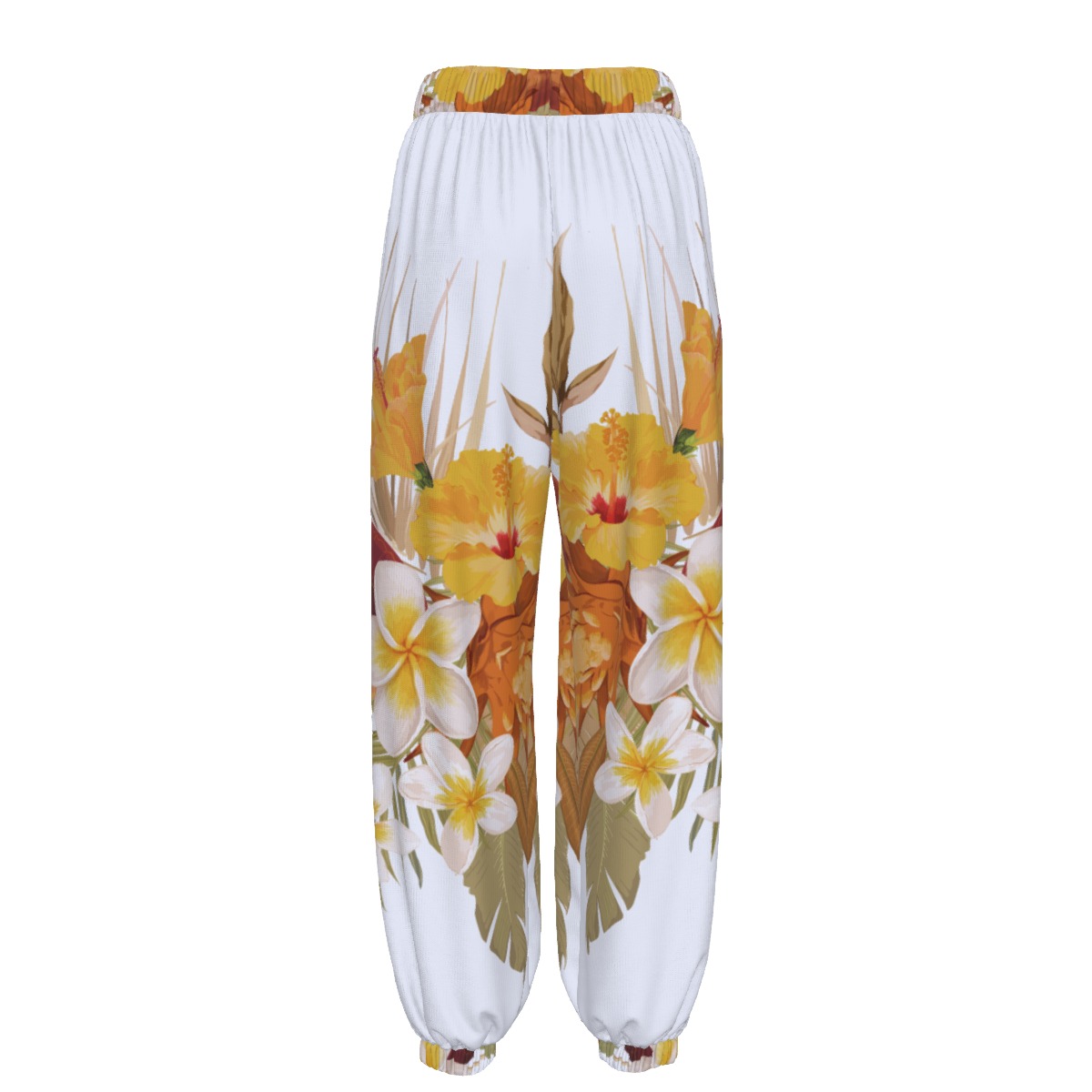 Libi Hibiscus Harem Pants With Pockets - Image 2