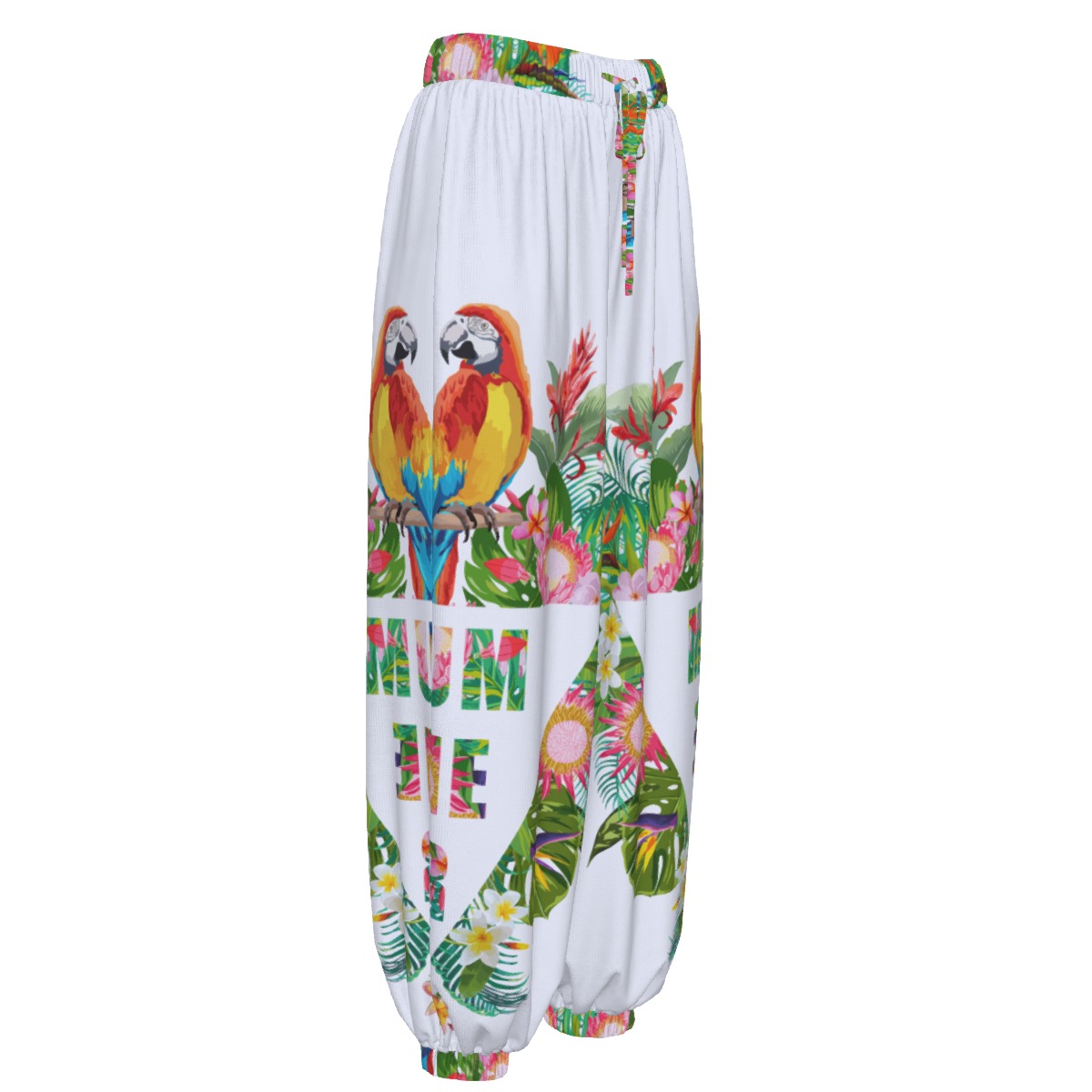 Eros Parrot Harem Pants With Pockets - Image 3