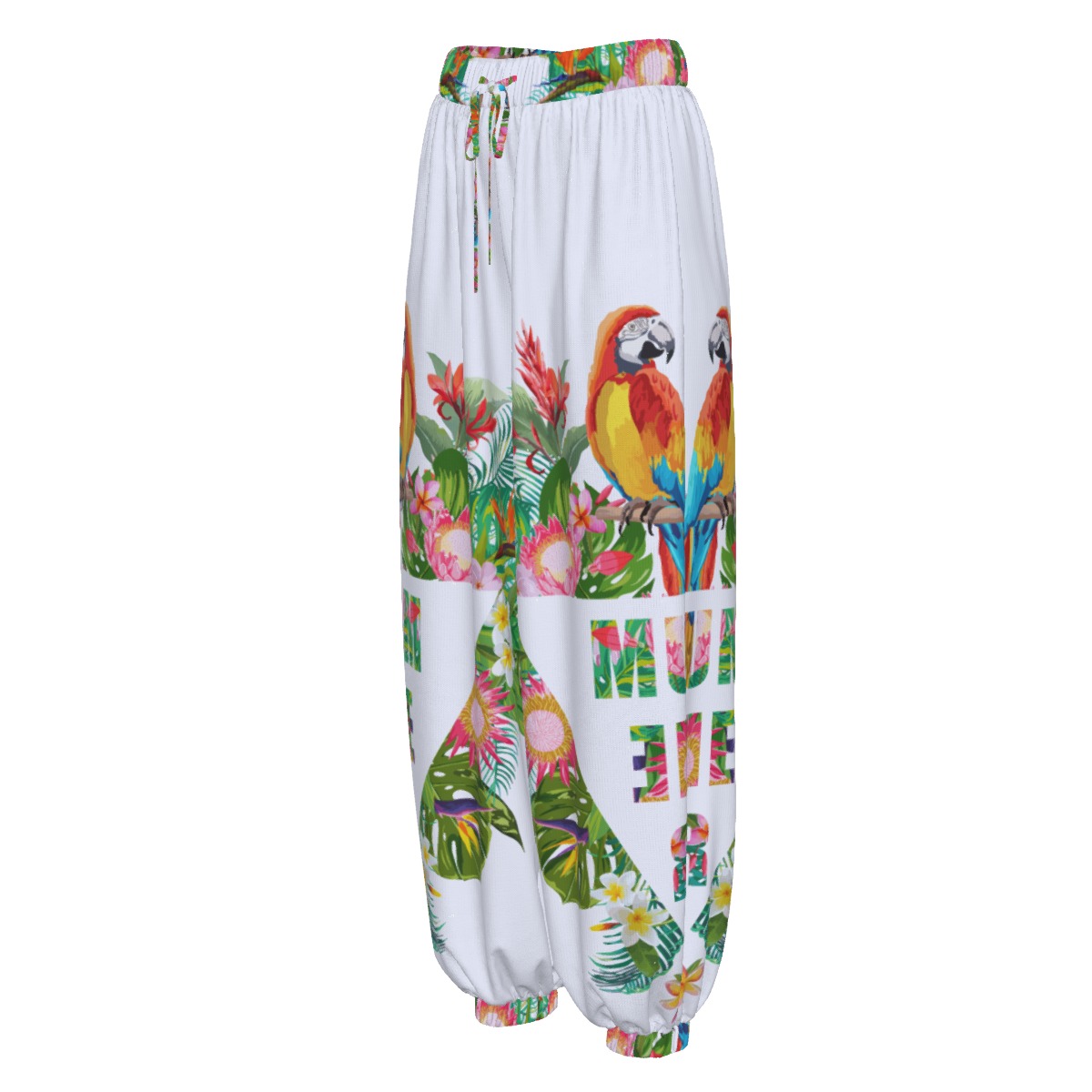 Eros Parrot Harem Pants With Pockets - Image 4