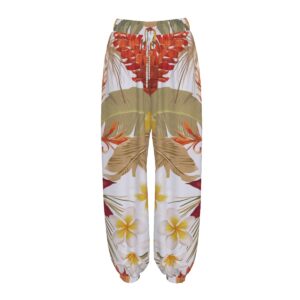 Hibi Hibiscus Harem Pants With Pockets