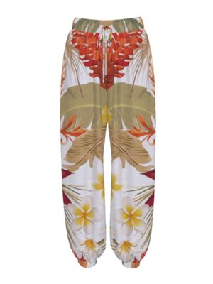 Hibi Hibiscus Harem Pants With Pockets