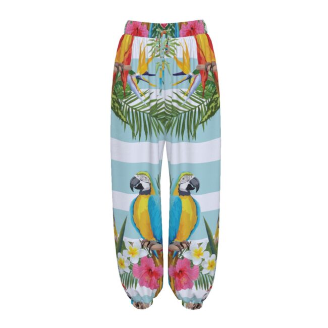 Aros Parrot Harem Pants With Pockets