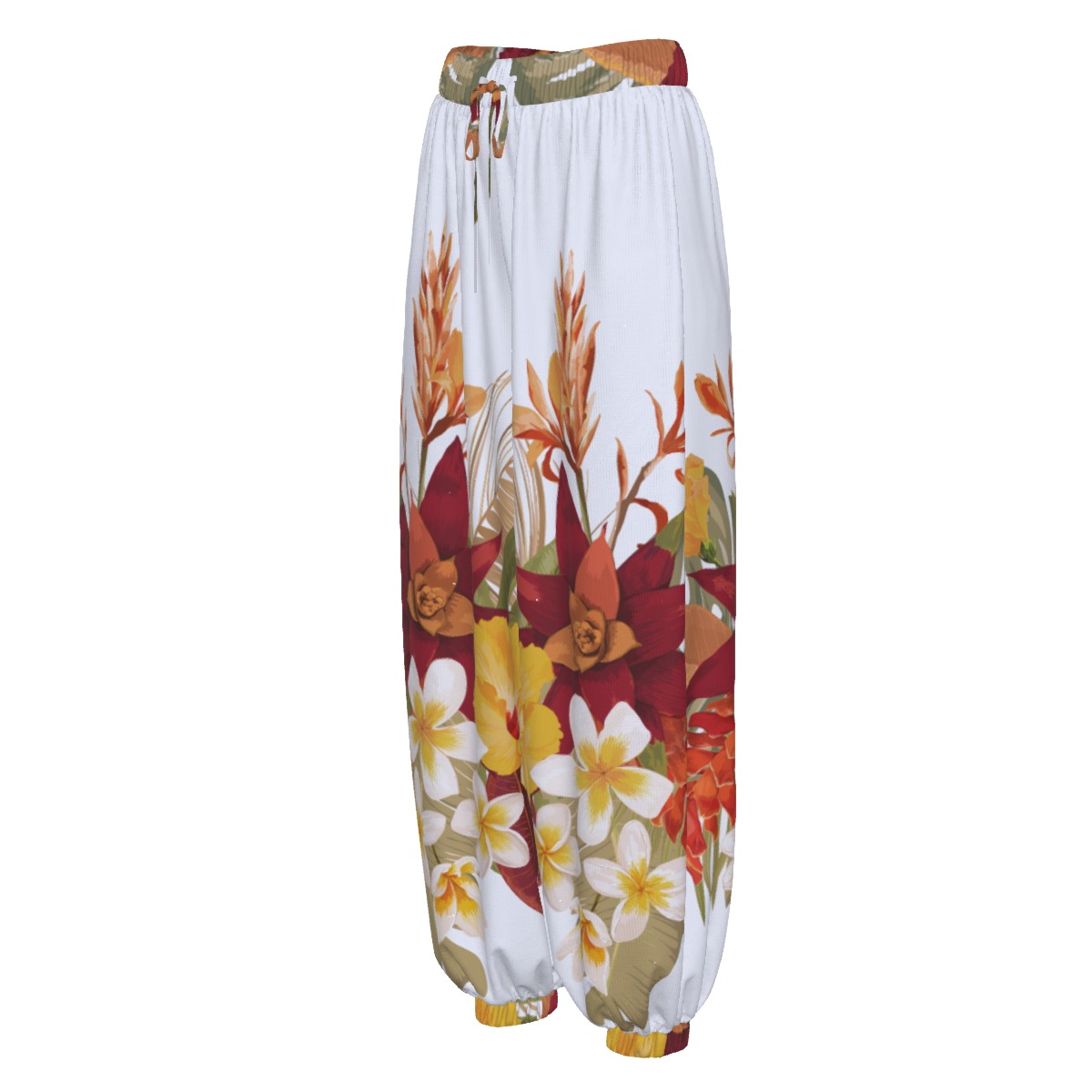 Lilo Hibiscus Harem Pants With Pockets - Image 4