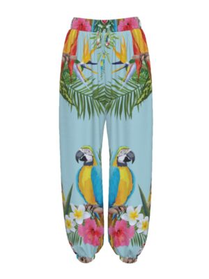 Aria Parrot Harem Pants With Pockets