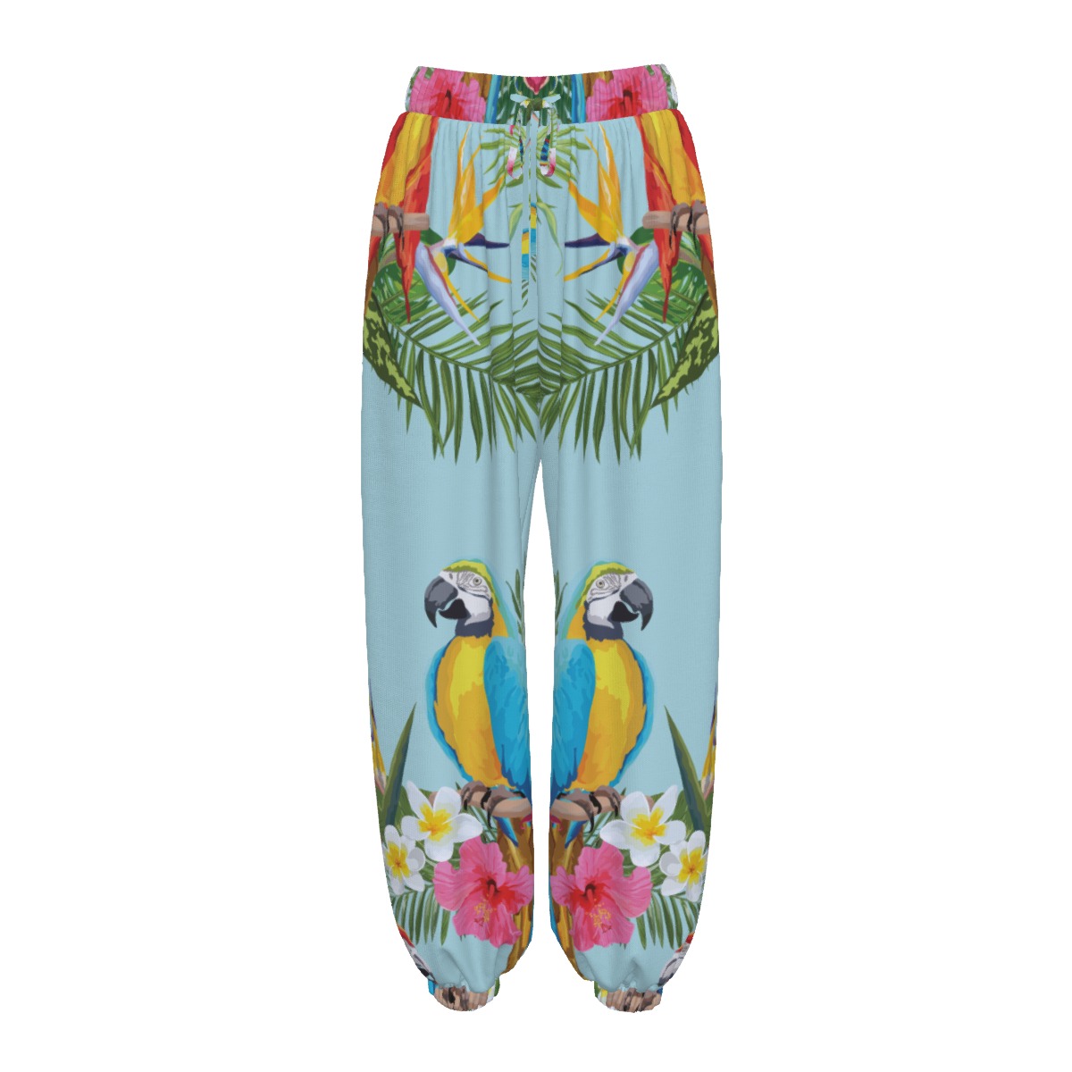 Aria Parrot Harem Pants With Pockets